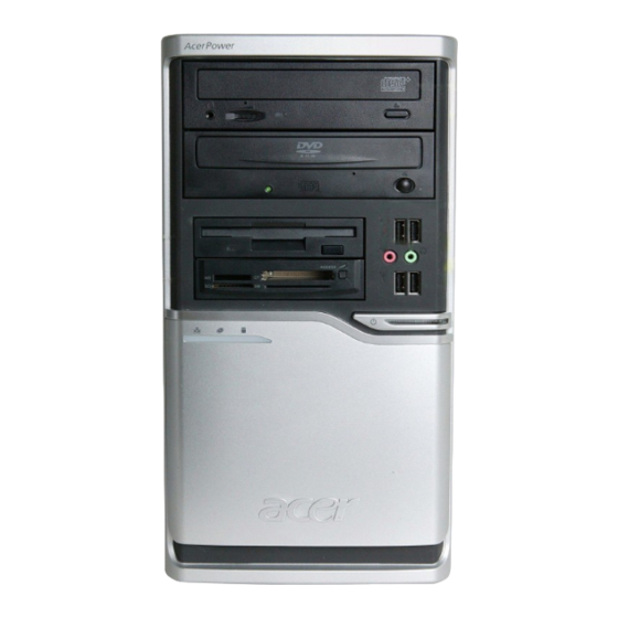 Acer Aspire M3600 Manuals