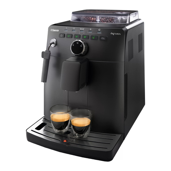 Saeco INTUITA HD8750/18 User Manual