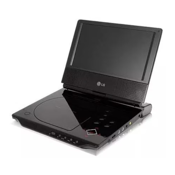 LG DP781 - Portable DVD Player Manuals