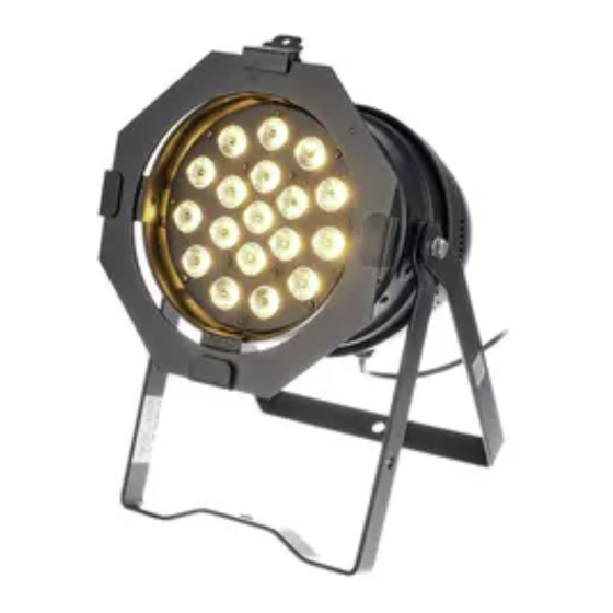 thomann STAIRVILLE Led Par 64 CX-7 CW/WW/A Manuals