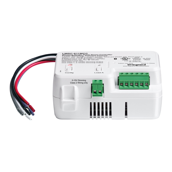 LEGRAND Wattstopper LMRC-611-16M Manual