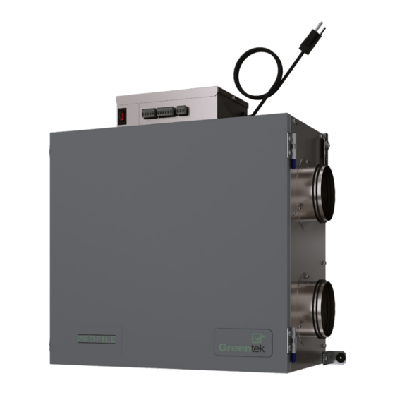 Greentek Profile 0.7E Installation And Operation Manual