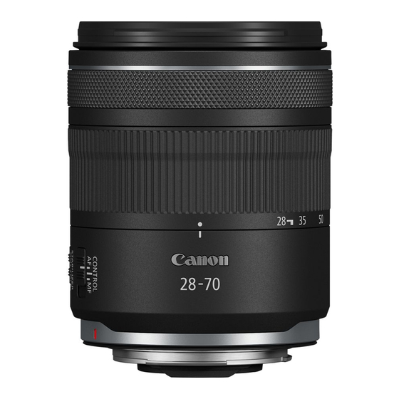 Canon RF 28-70mm F2.8 IS STM Manuals