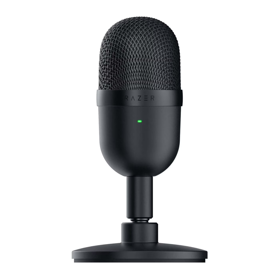 Razer Seiren Mini - Microphone Manual