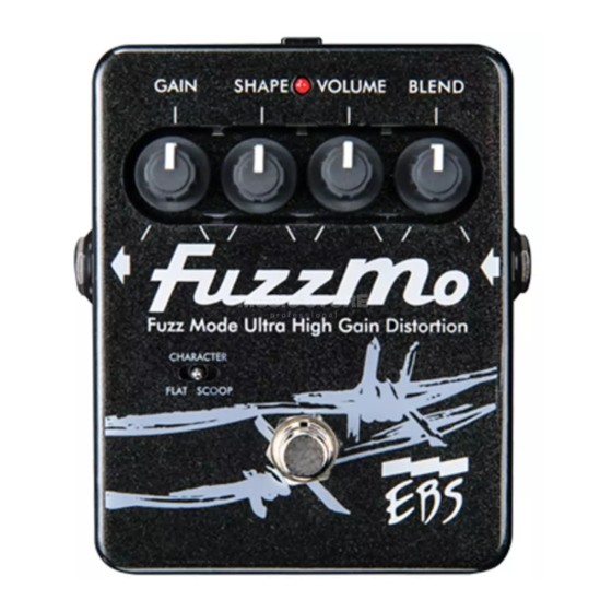 EBS FUZZMO User Manual