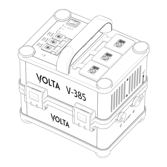 VOLTA V-385 INSTRUCTION MANUAL Pdf Download | ManualsLib