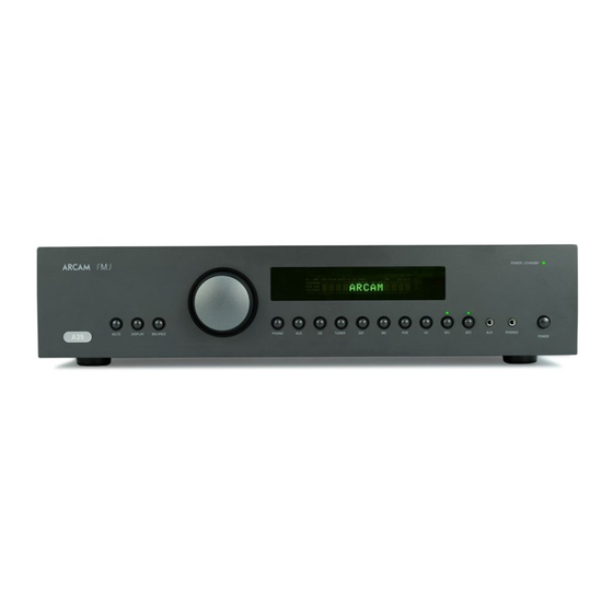 Arcam FMJ A39 Handbook