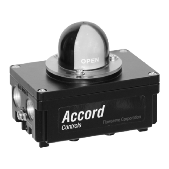 Flowserve Accord WS/WM Ultraswitch User Instructions