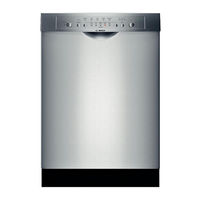 Bosch SHE4AM02UC - Ascenta Dishwasher With 4 Wash Cycles Use And Care Manual
