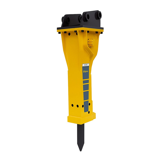 Atlas Copco HB 4100 Safety And Operating Instructions Manual