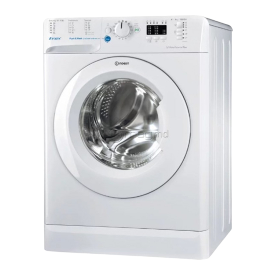 Indesit BWSA 61052 Instructions For Use Manual