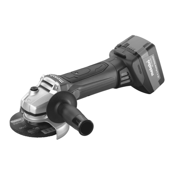 Metabo W 18 LTX 115 Original Instructions Manual
