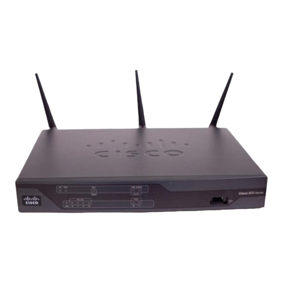 Cisco 881W Installing And Activating
