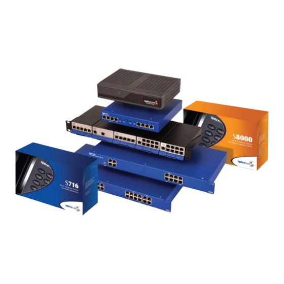 Splicecom S8000/718 Installation & Maintenance Manual