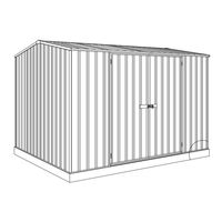ABSCO SHEDS J30302G Assembly Instructions Manual
