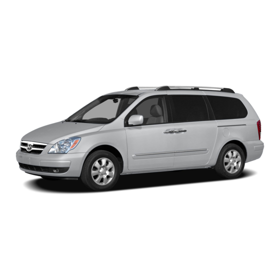 Hyundai ENTOURAGE 2007 Quick Reference Manual