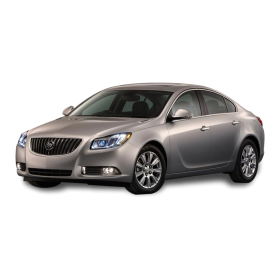 Buick LaCrosse 2012 Emergency Response Manual