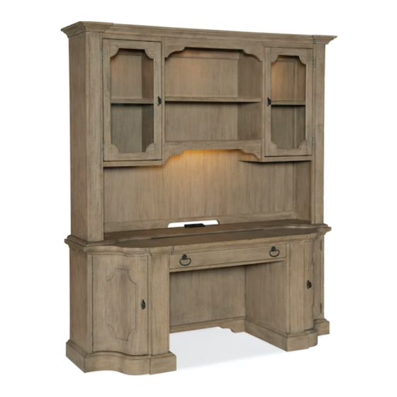 Hooker Furniture Corsica Credenza Hutch 5180-10467 Assembly Instruction
