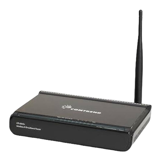 Comtrend Corporation ER-5845n User Manual