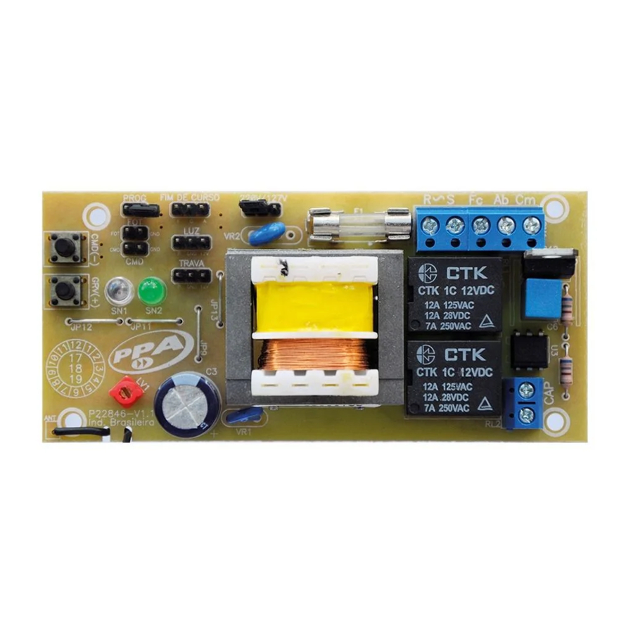 PPA POP PLUS - Command Board Manual