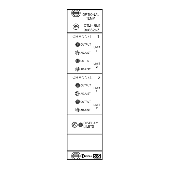 Dametric OTM-RM1 User Manual