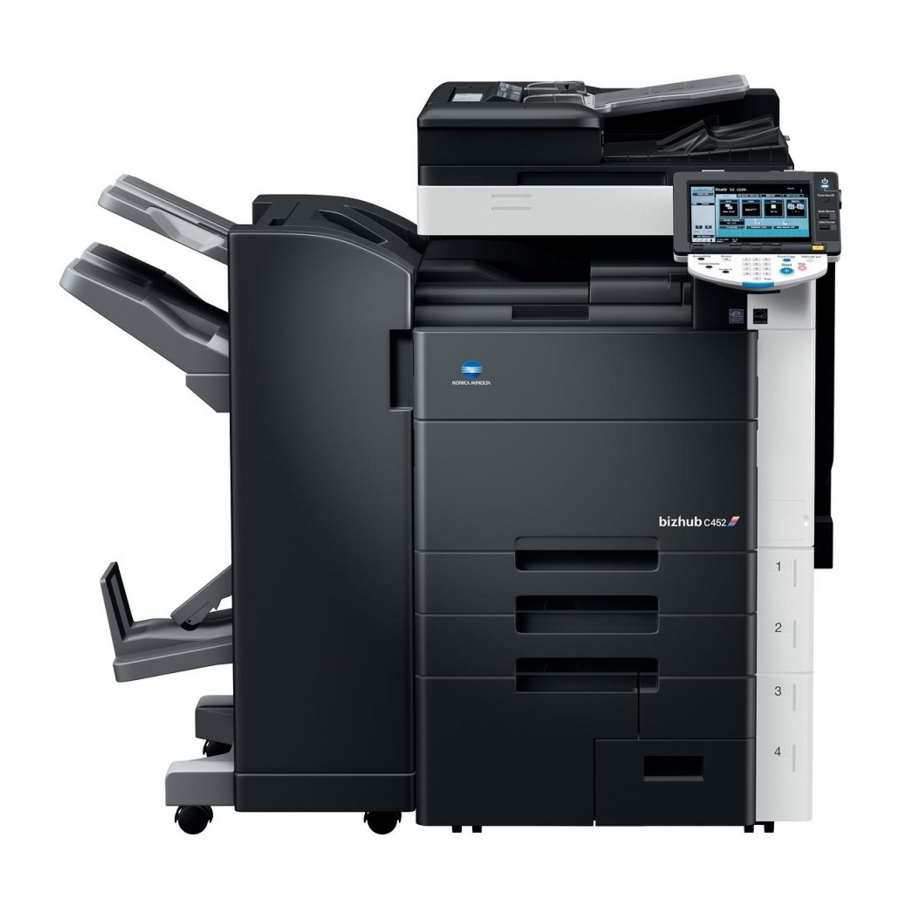 Konica Minolta bizhub C452 Function Manual