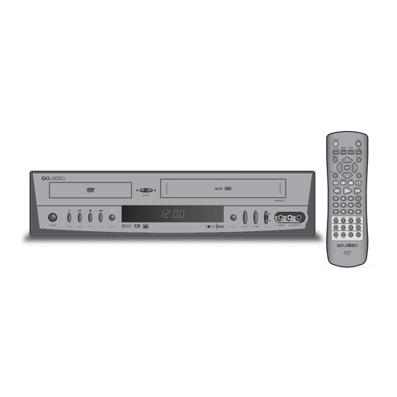 GoVideo DVD/VCR Combo User Manual