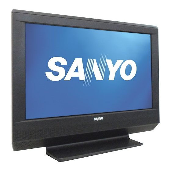 Sanyo DP26648 Service Manual