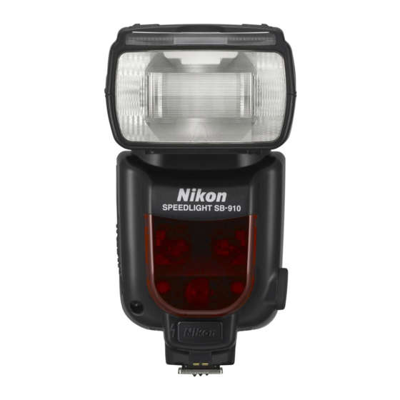 Nikon SB-910 User Manual