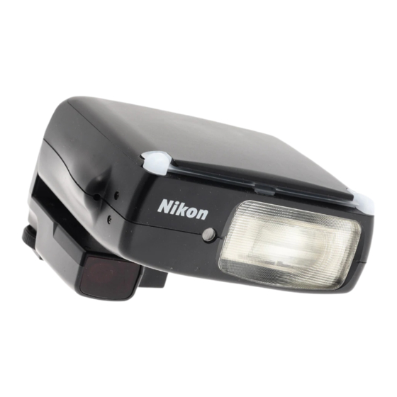Nikon Autofocus Speedlight Sb 27 Instruction Manual Pdf Download Manualslib