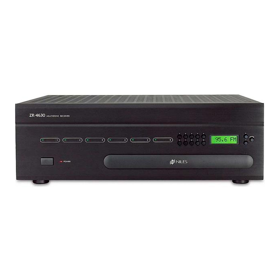 NILES ZR-4630 INSTALLATION \u0026 OPERATION 