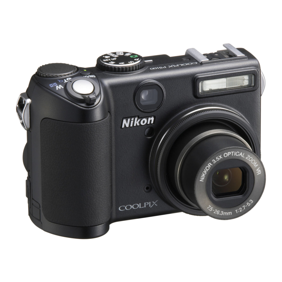 Cámara Digital Nikon Coolpix P5100 Manual Del Usuario Impreso Guía de 176 páginas A5 