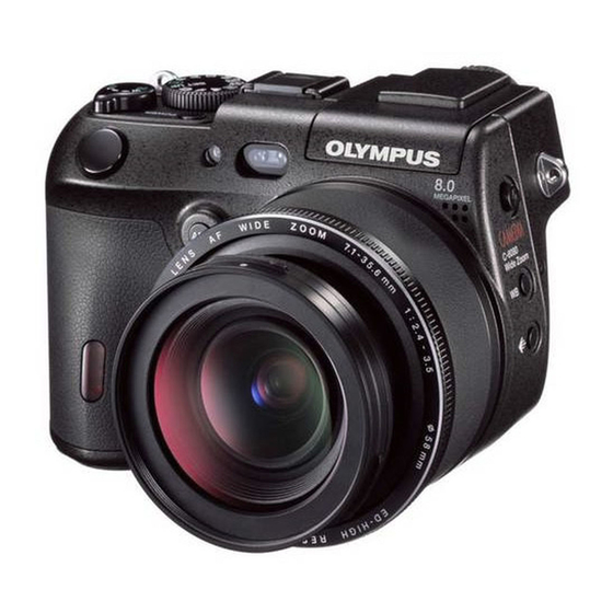 OLYMPUS CAMEDIA C-8080 WIDE ZOOM REFERENCE MANUAL Pdf Download | ManualsLib