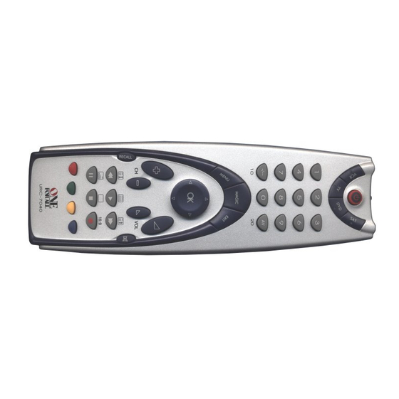 Пульт дистанционного управления General Electric 33709 4-Device Universal Remote Control Silver