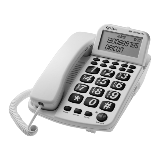 TP58WH BIG BUTTON SPEAKERPHONE ORICOM ORICOM TP58WH main image 1