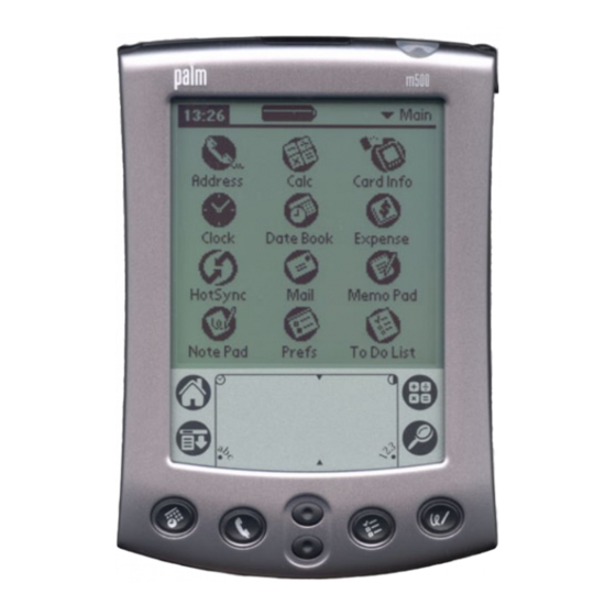 PALM HANDHELDS M500 SERIES GETTING STARTED Pdf Download ManualsLib