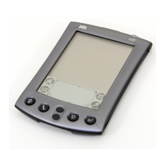 PALM M500 SERIES HANDBOOK Pdf Download ManualsLib