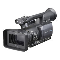 Panasonic AG HMC150 - AVCCAM Camcorder - 1080p Operating Instructions Manual