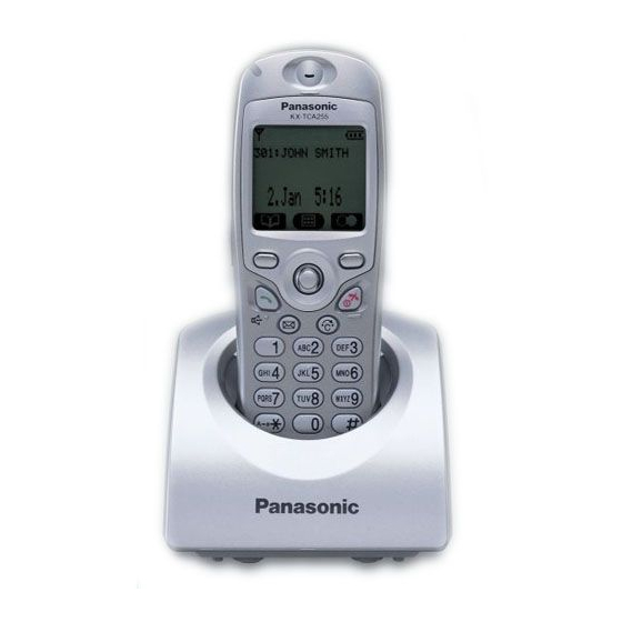 PANASONIC KX-TCA255 OPERATING INSTRUCTIONS MANUAL Pdf Download 