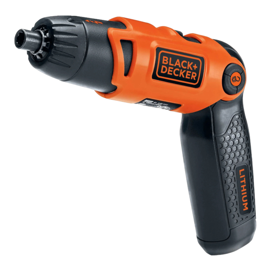 Black & Decker LI2000 Instruction Manual