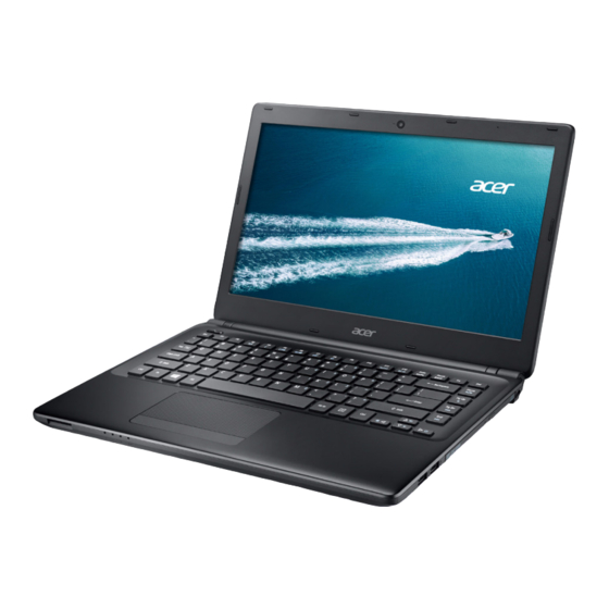 ACER TRAVELMATE P2 SERIES USER MANUAL Pdf Download | ManualsLib