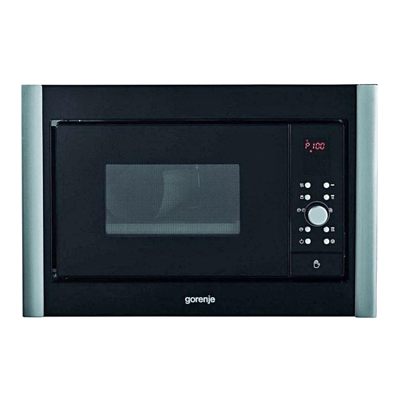 GORENJE BM5240AX OWNER'S INSTRUCTION MANUAL Pdf Download ManualsLib