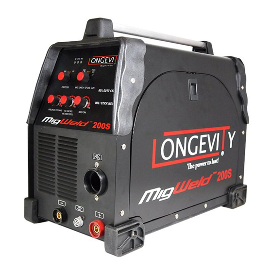 LONGEVITY MIGWELD 200S OPERATING MANUAL Pdf Download | ManualsLib