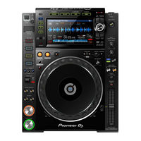 Pioneer cdj-2000nxs2 Operating Instructions Manual