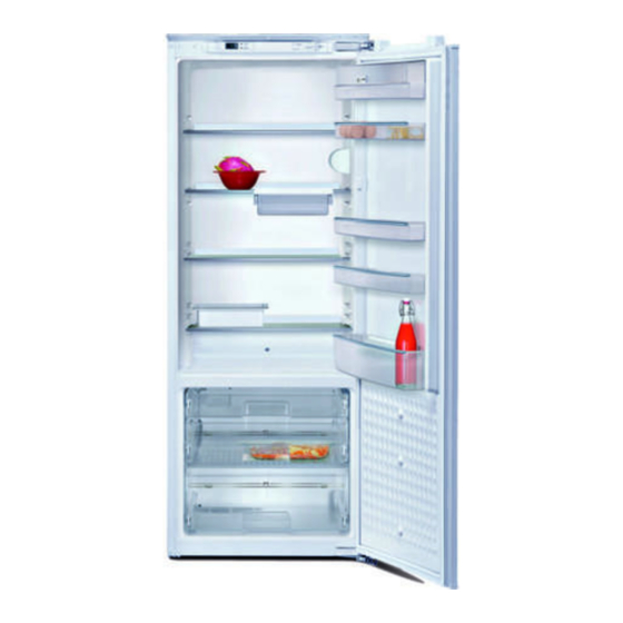 NEFF K5764X0GB OPERATING INSTRUCTIONS MANUAL Pdf Download ManualsLib