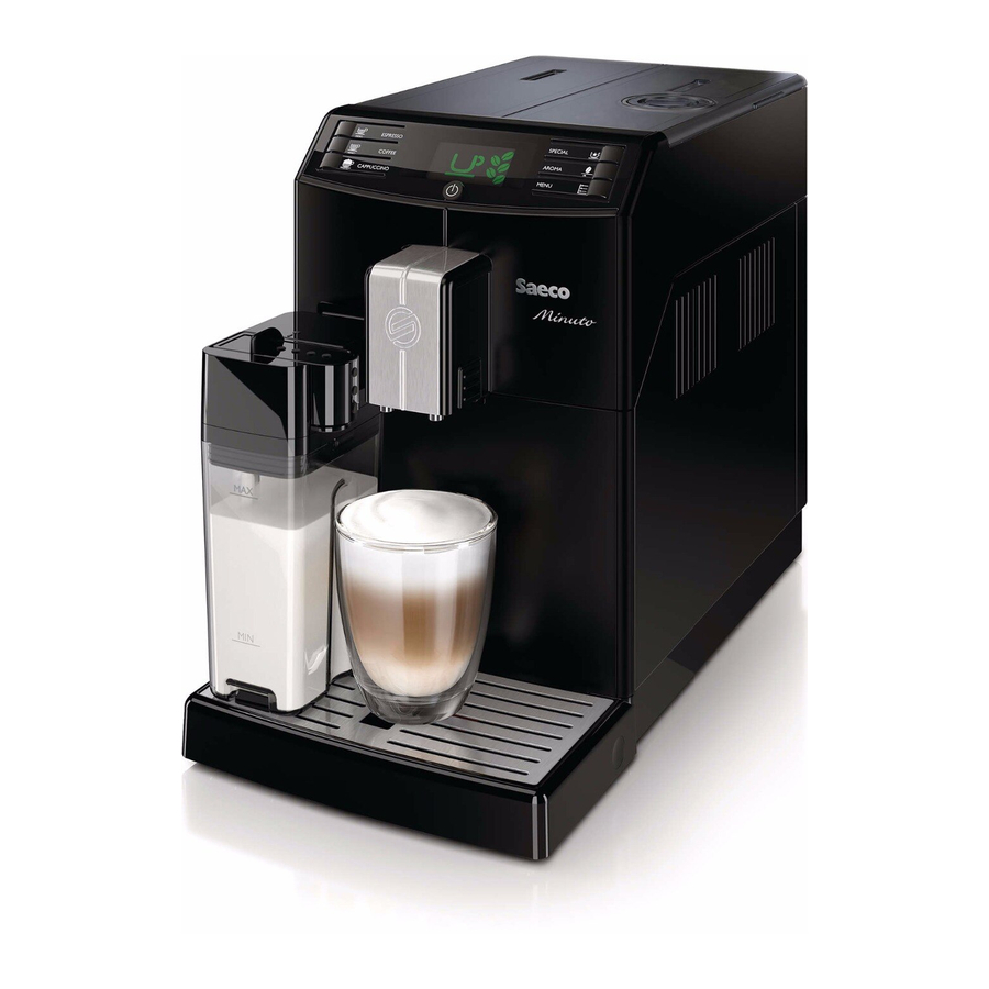 SAECO HD8763 QUICK INSTRUCTION MANUAL Pdf Download ManualsLib