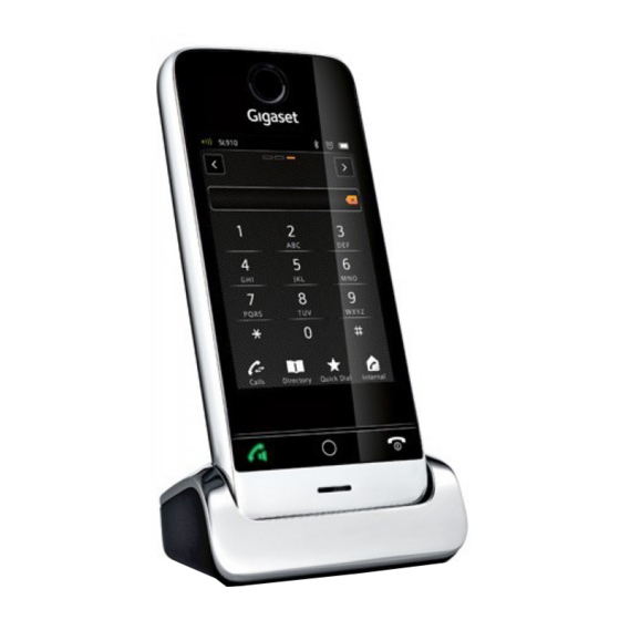 GIGASET SL910 MANUAL Pdf Download ManualsLib