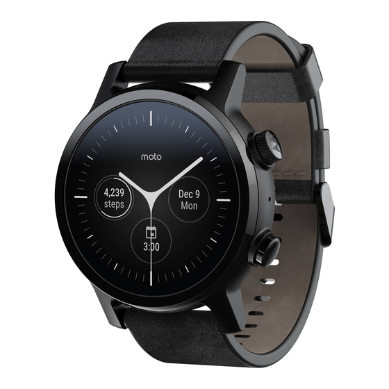 Motorola Moto 360 Quick Start Manual