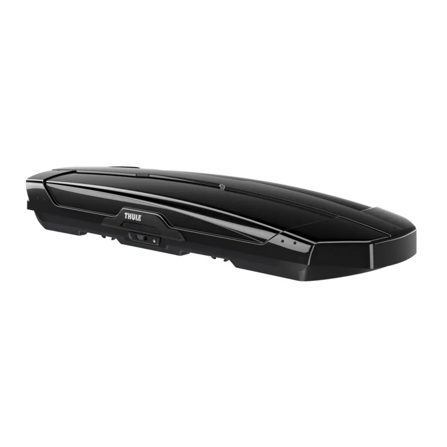 Thule Motion XT 6292 Instructions Manual