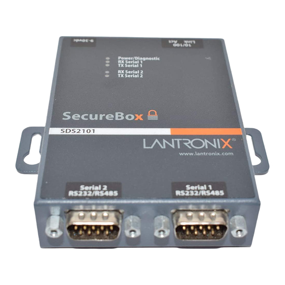 Lantronix SecureBox SDS1101 Quick Start Manual
